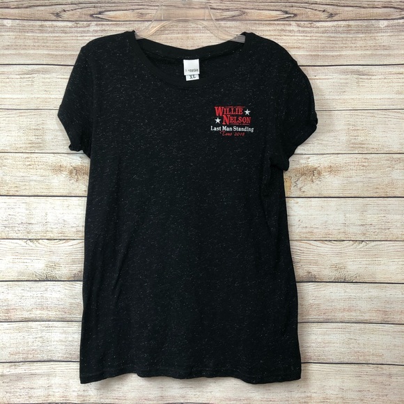 Willie Nelson | Glitzy Last man standing Tee - Picture 2 of 6